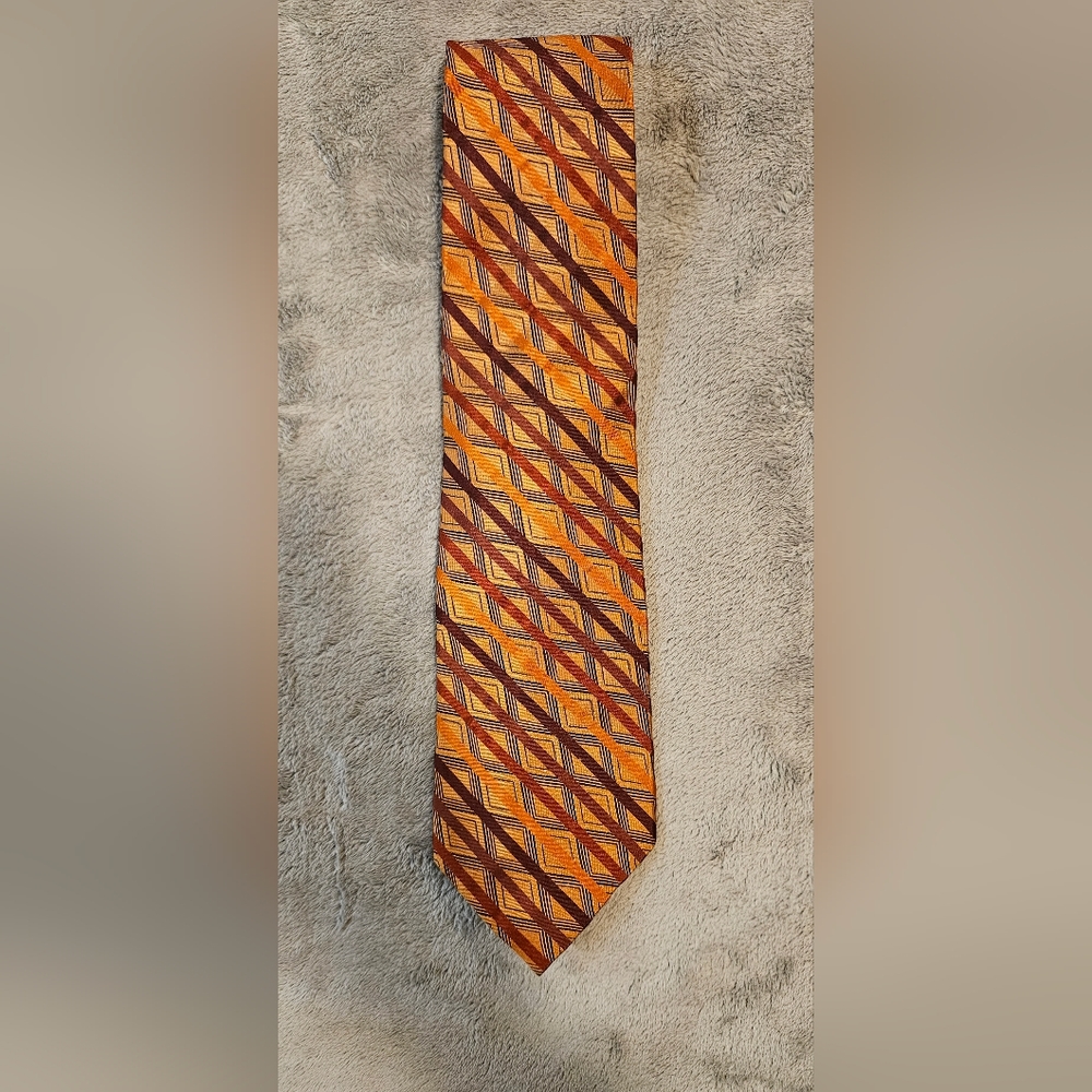 EXPRESS Adult Brown and Orange Necktie